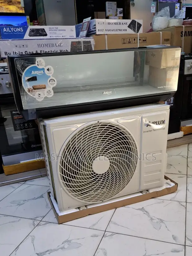 Airlux 18000BTU Nyeusi Inverter Air Conditioner - 1