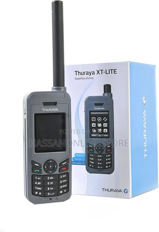 Thuraya XT Lite Nyeusi Simu ya Satellite Mpya - 1