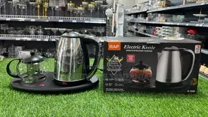 Raf R.7899 Kettle ya Umeme 2.2L na Boba ya Kioo na Tray