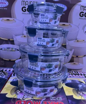 High-Quality Airtight Storage Containers - 4 Pieces