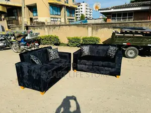 Brand New Black Sofa Set