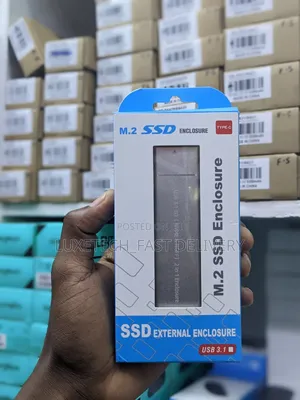 2-in-1 NVMe/SATA M.2 SSD External Enclosure USB 3.1 Type-C