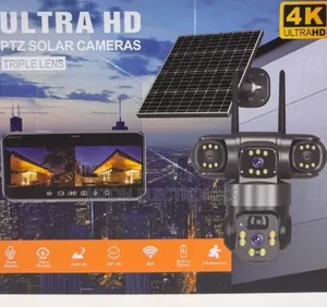 Kamera ya PTZ Ultra HD ya Solar yenye Lensi 3