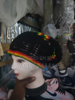 Kofia ya Kiume na Kike ya Utamaduni wa Jamaica - Pamba