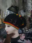 Kofia ya Kiume na Kike ya Utamaduni wa Jamaica - Pamba - 2