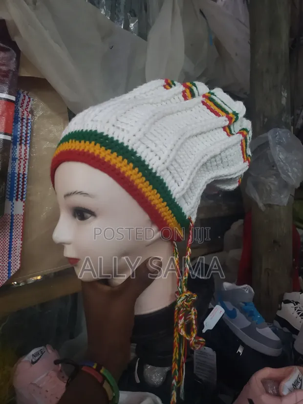 Kofia ya Kiume ya Utamaduni wa Jamaica kwa Nywele za Kirefu - 1