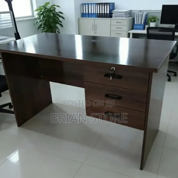 Dawati la Kisasa la Ofisi Mstatili (100cm) - 1
