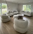 Round Sofa and Coffee Table Set - Brand New - 3
