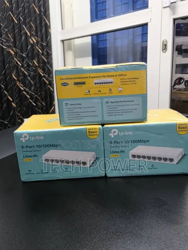 TP-Link Switch ya Port 8 10/100 Mbps - 1