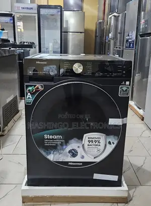 Hisense Mashine ya Kufulia na Kukausha Kilo 12/8