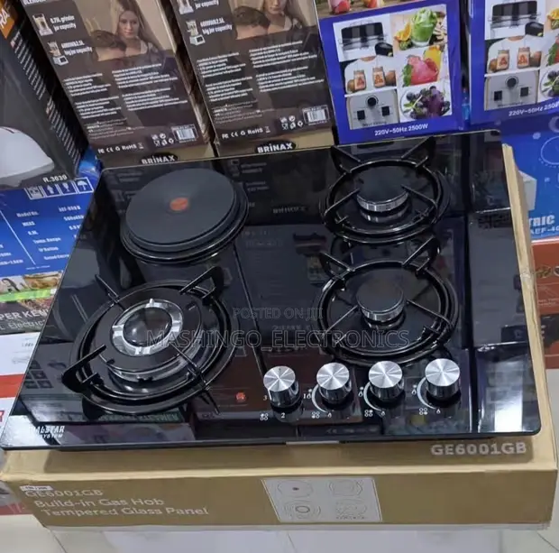 Global Star Built-In Cooker 60x60 (3 Gas + 1 Electric) - 1