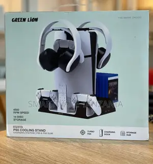 Green Lion GPX380 PS5 Cooling Stand & Charging Dock