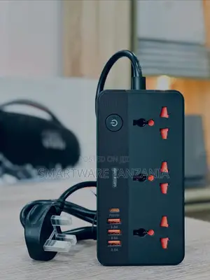 Green Lion 4-Way Power Strip with PD 20W USB-C & 3x USB-A