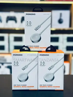 Porodo Magnetic USB-C Watch Charger for Apple & Samsung