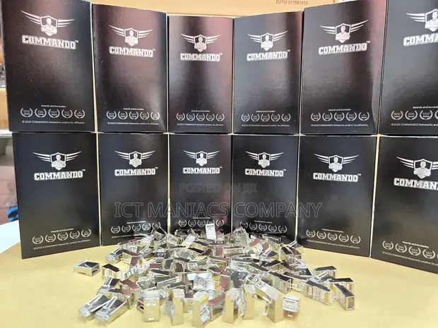 Commando Metallic RJ45 Connector Pins (100 PCS) - 1