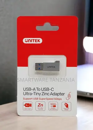 Unitek USB-A to Type-C Ultra-Tiny Zinc Adapter 5Gbps USB 3.1