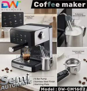 Digiwave Semi Automatic Coffee Machine CM1602