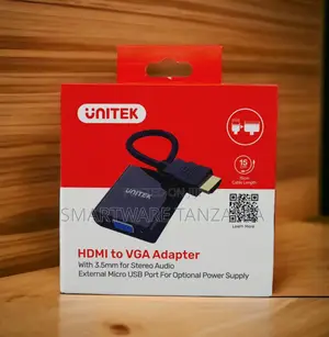 Unitek HDMI to VGA Adapter with 3.5mm Audio