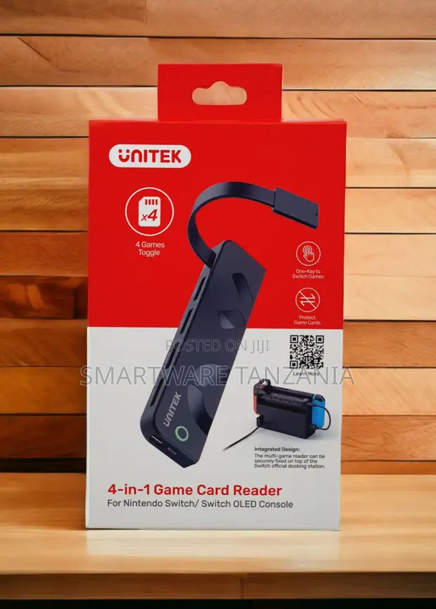 Unitek 4-in-1 Game Card Reader for Nintendo Switch OLED - 1