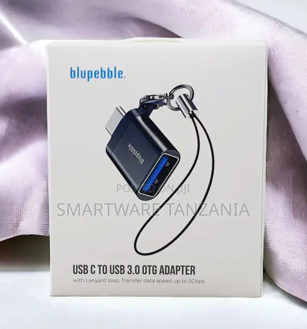Blupebble USB-C to USB 3.0 OTG Adapter 5Gbps Black - 1