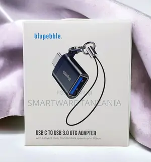 Blupebble USB-C kwenda USB 3.0 OTG Adapter 5Gbps Nyeusi