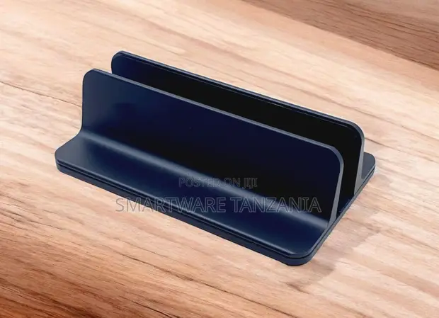 Minimalist Dual Device Vertical Stand for Laptops & Tablets - 1