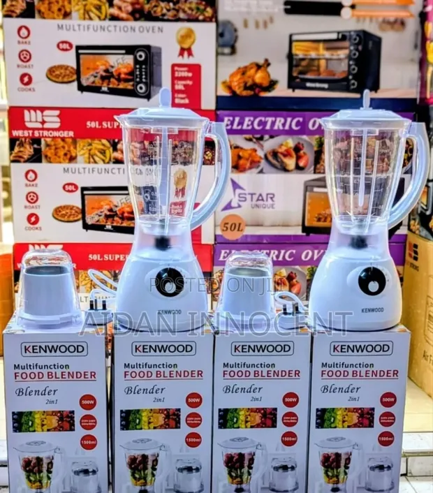 Blenda ya Kenwood ya Jikoni na Kitufe 1L 300W - 1