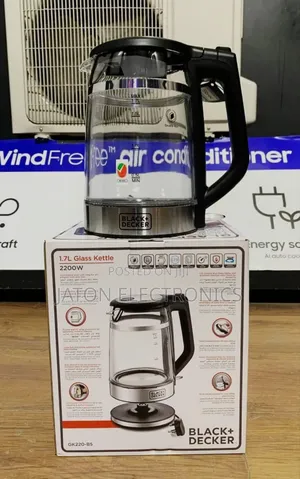 Black Decker Glass Kettle 1.7L