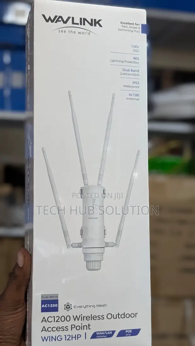 Wavlink AC1200 Dual-Band Access Point ya Nje - 1