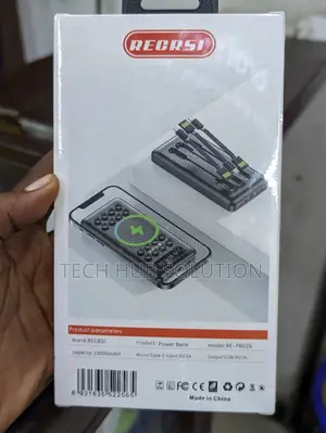 Recrsi 10000mAh Power Bank - Inachaji Haraka