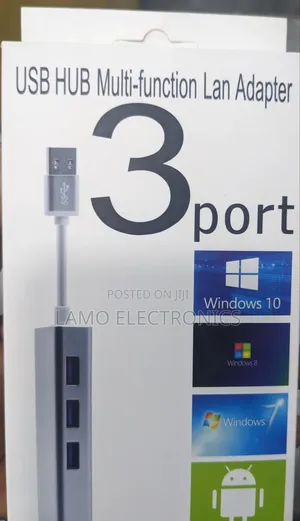 USB Hub yenye Port 3 za USB na 1 ya LAN