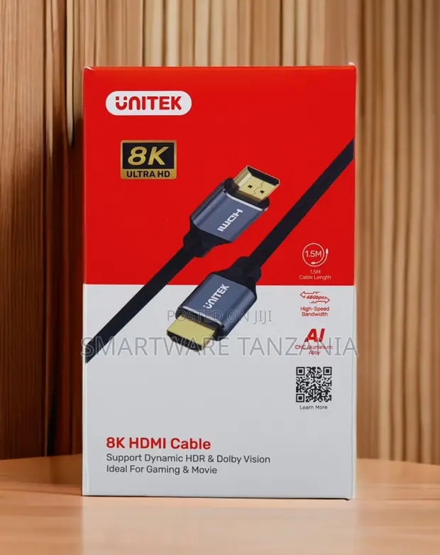 Unitek 1.5m 8K HDMI Cable 48Gbps Dolby Vision - 1