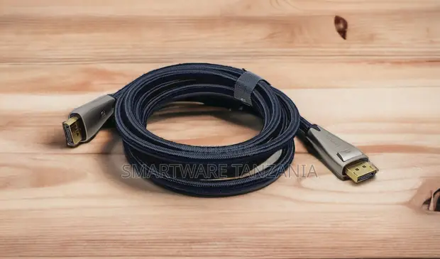 Premium Braided DisplayPort Cable - Gold-Plated - 1