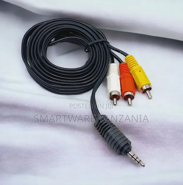 3.5mm Aux to 3 RCA Composite AV Cable - 1