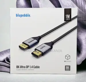 Blupebble Ultra DisplayPort 1.4 Cable 1m
