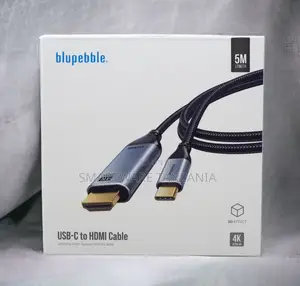 Blupebble USB-C to HDMI Cable 5m 60Hz Braided Aluminum