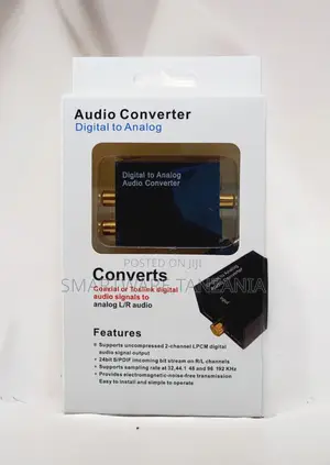 Digital to Analog Audio Converter (Coaxial/Toslink to RCA)