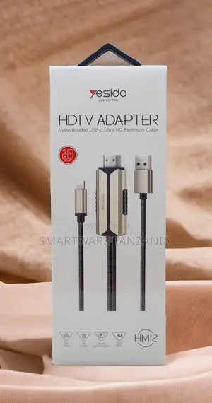 Yesido Lightning to HDMI Adapter 1080p Braided 2m