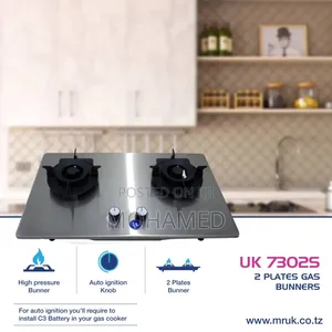 Mr Uk 2-Burner Steel Gas Hob