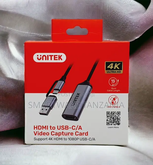 Unitek HDMI to USB-C/A Video Capture Card 1080p - 1