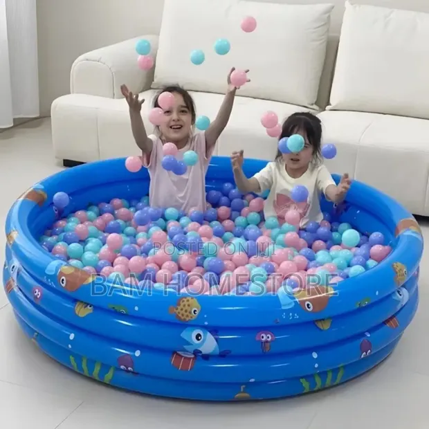 Inflatable Kids' Pool Play Pit/Playing Ground - 1