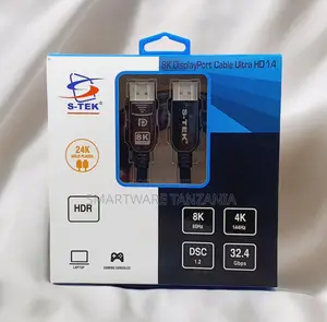 S-Tek DisplayPort 1.4 Cable 8K HDR DSC