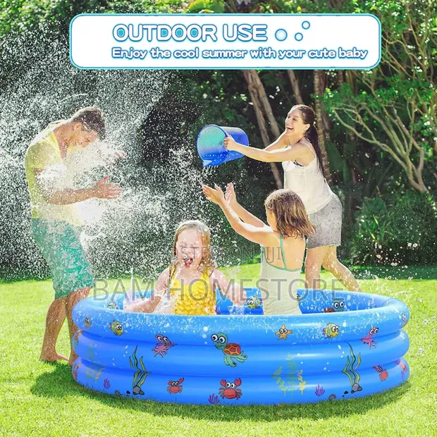 Supermax Pro Round Inflatable Swimming Pool - 1