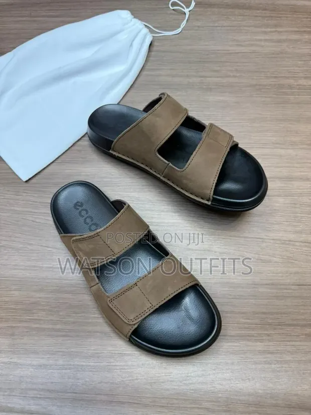 Men's Leather Sandals - Ecco & Clarks Brands - 1