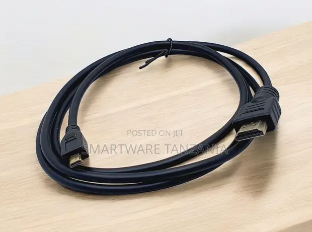 Kebo ya Micro HDMI kwenda HDMI, Imejumuishwa Dhahabu - 1