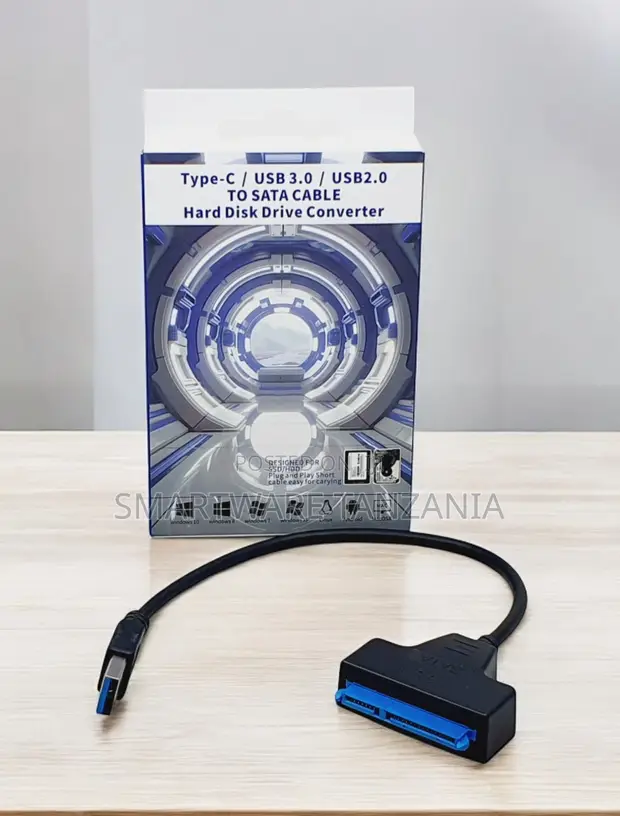 Kebo ya USB 3.0 kwenda SATA Converter ya Diski Ngumu kwa SSD HDD - 1