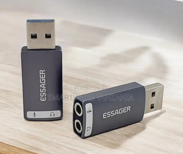 Essager USB External Sound Card - Jack Mbili - 1