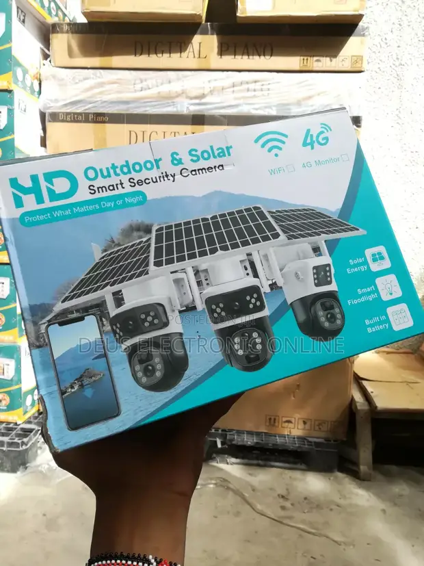 HD Solar Smarty Camera ya Nje ya Solar - 1