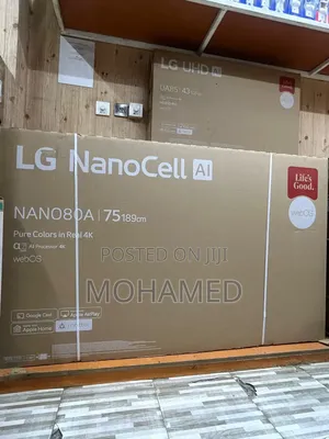 LG 75” Nano80A 4K TV (2025 Model)