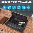 Biometric Gun Safe Box with Keypad & Key - 2